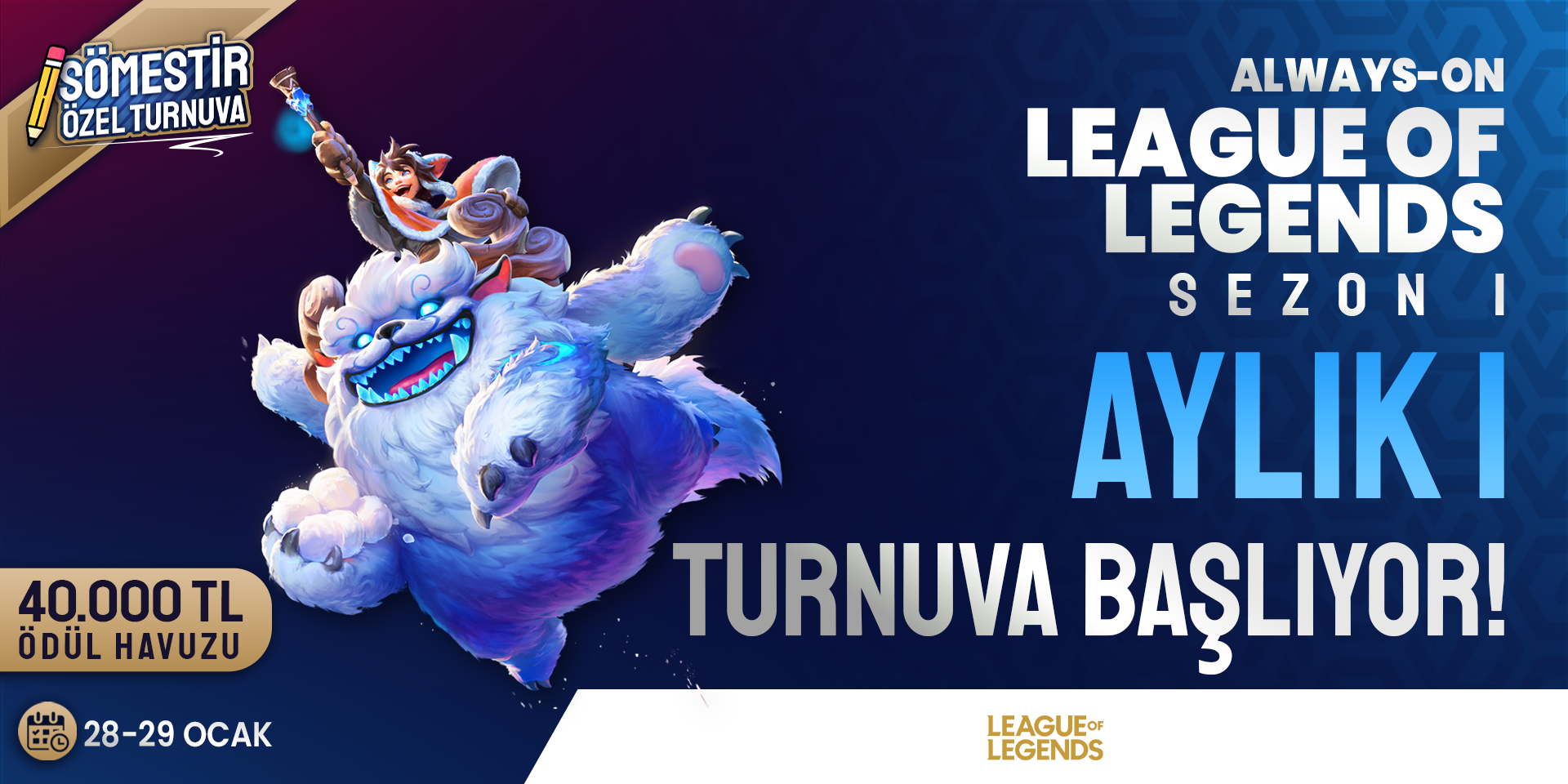 TETO Games Always-ON League of Legends Sezon 1 Sömestir