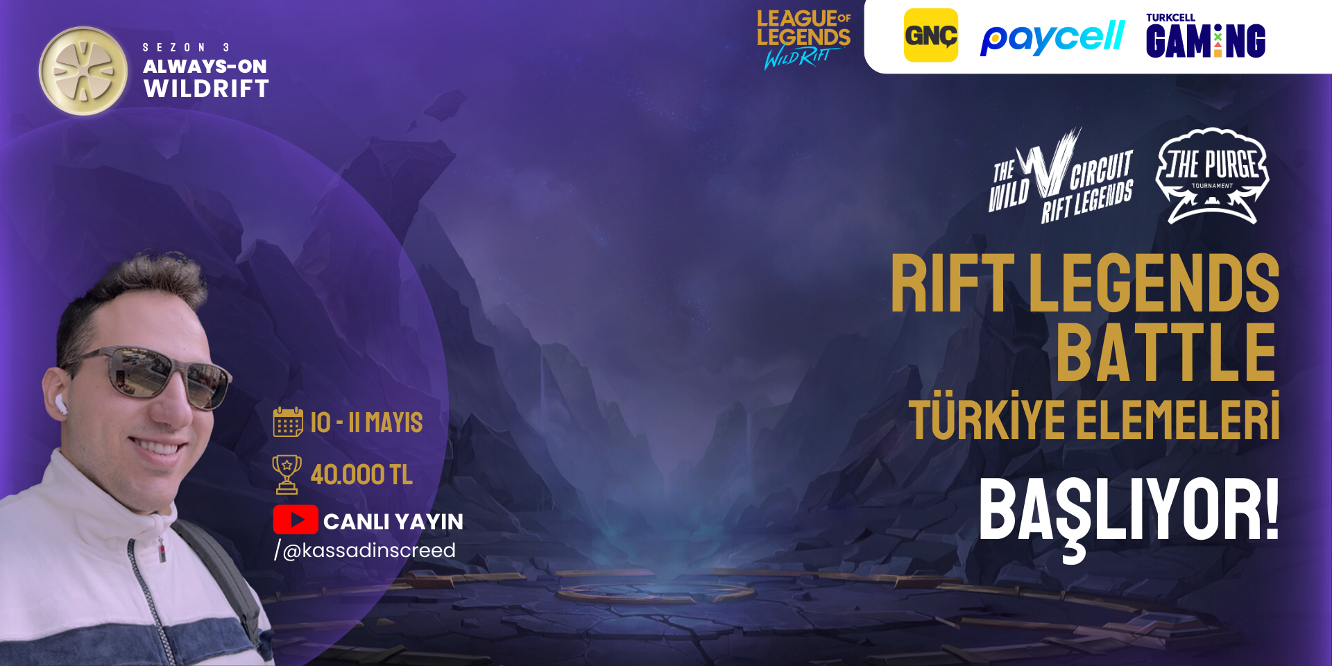 Always-ON Wild Rift Rift Legends Battle Türkiye Elemeleri Sezon 3 Aylık