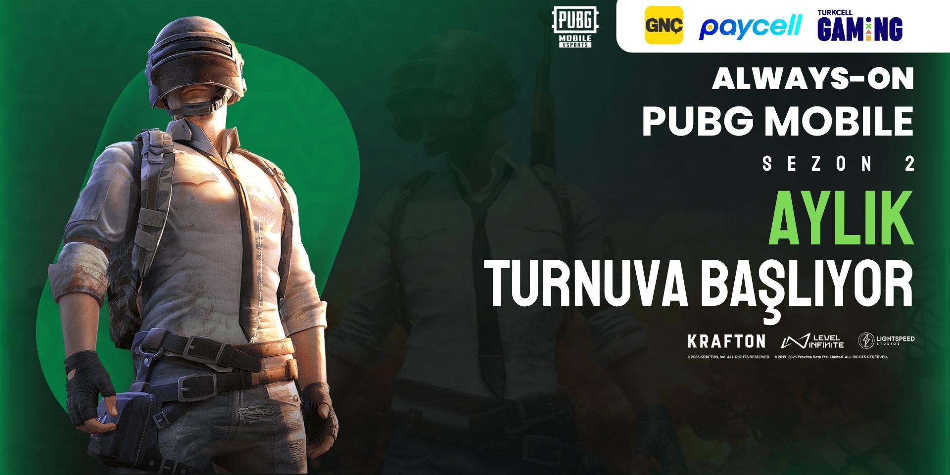 Always-ON PUBG MOBILE Sezon 2 Aylık