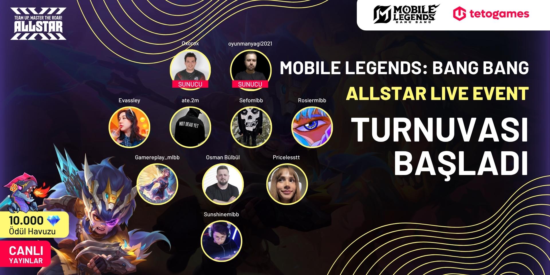 MLBB ALLSTAR LIVE EVENT TURNUVASI