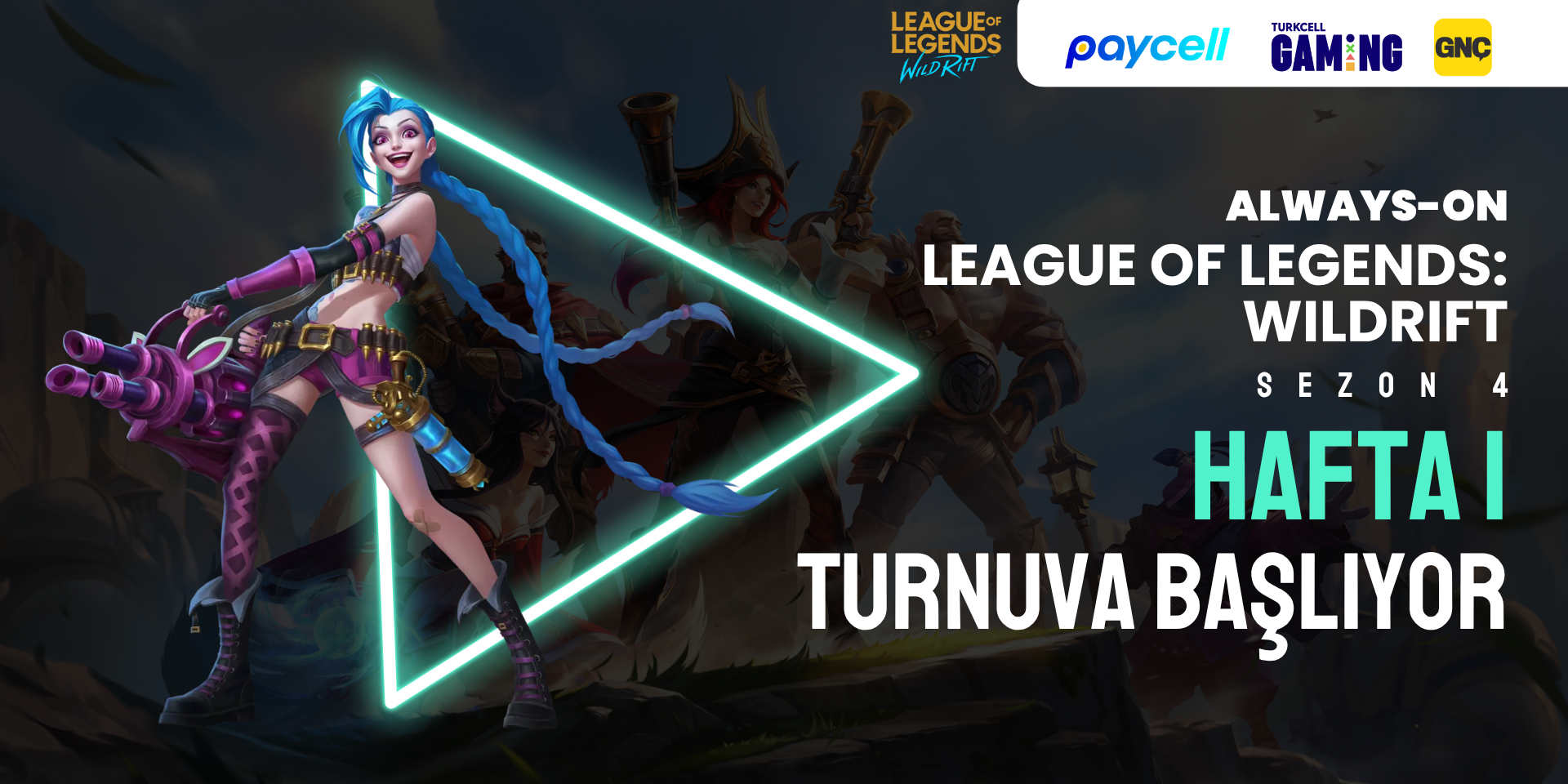 Always-ON Wild Rift Sezon 4 Hafta 1  (1v1)