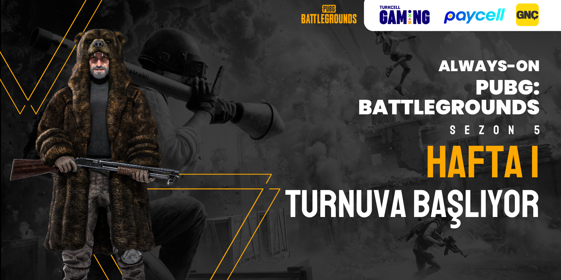 Always-ON PUBG: BATTLEGROUNDS Sezon 5 Hafta 1