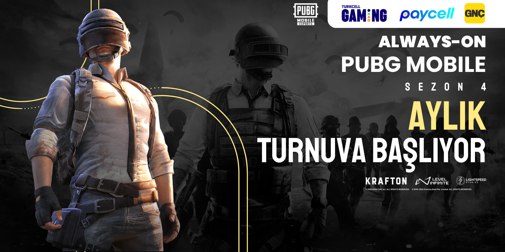 Always-ON PUBG MOBILE Sezon 4 Aylık