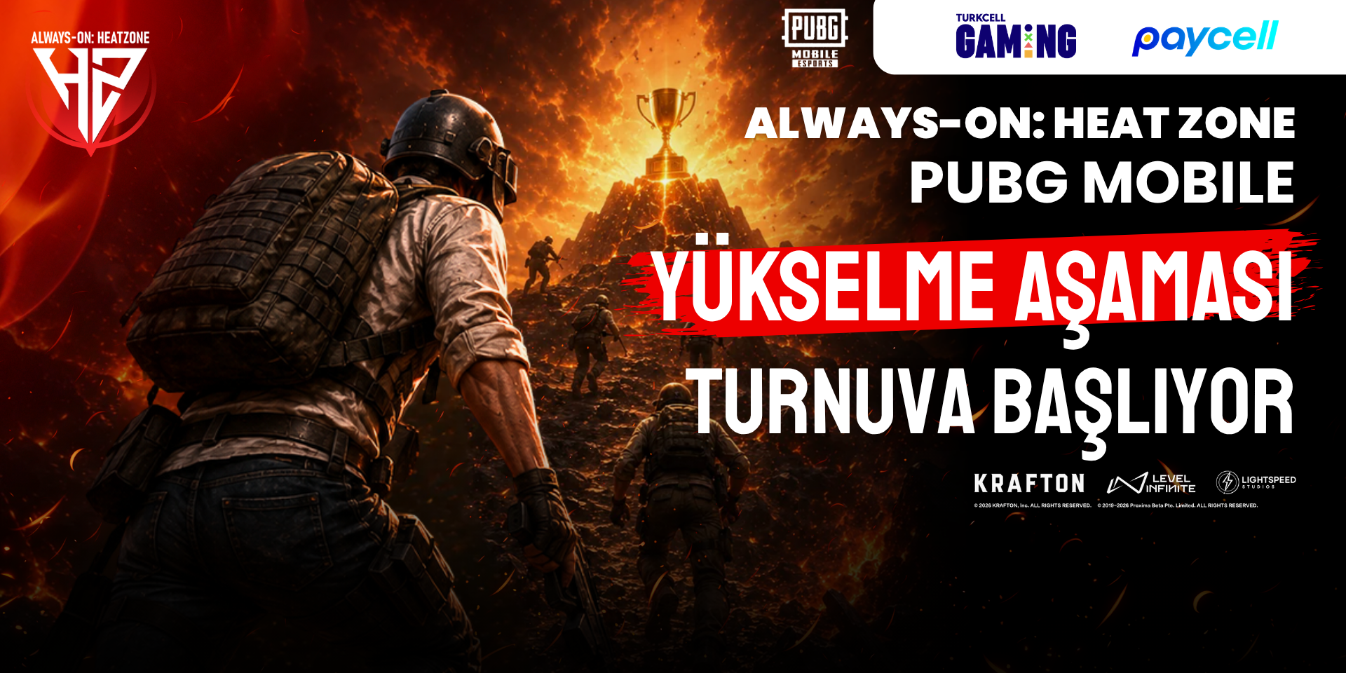 PUBGM × Always-ON: Heat Zone - Yükselme Aşaması